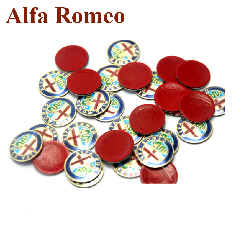 14mm Alfa Romeo car key logo sticker car key badge 