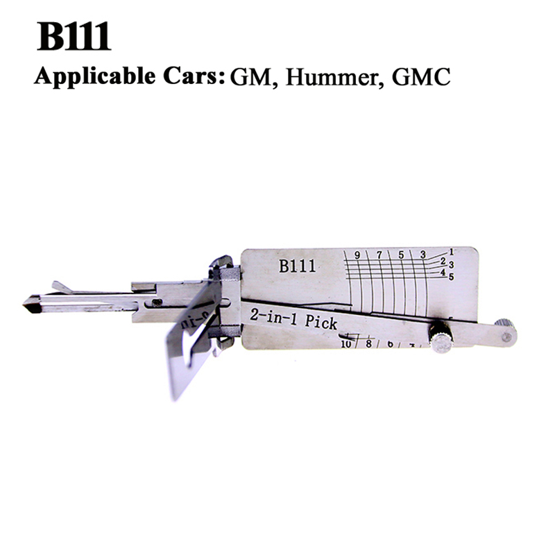 B111 lishi tool for GM Hummer, GMC car lock